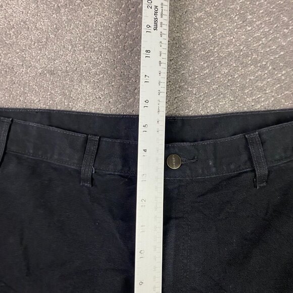 Carhartt Loose Fit Carpenter Pants Men's 50 x 30 Fits 49 x 29.5 Duck B11 BLK - Picture 11 of 14